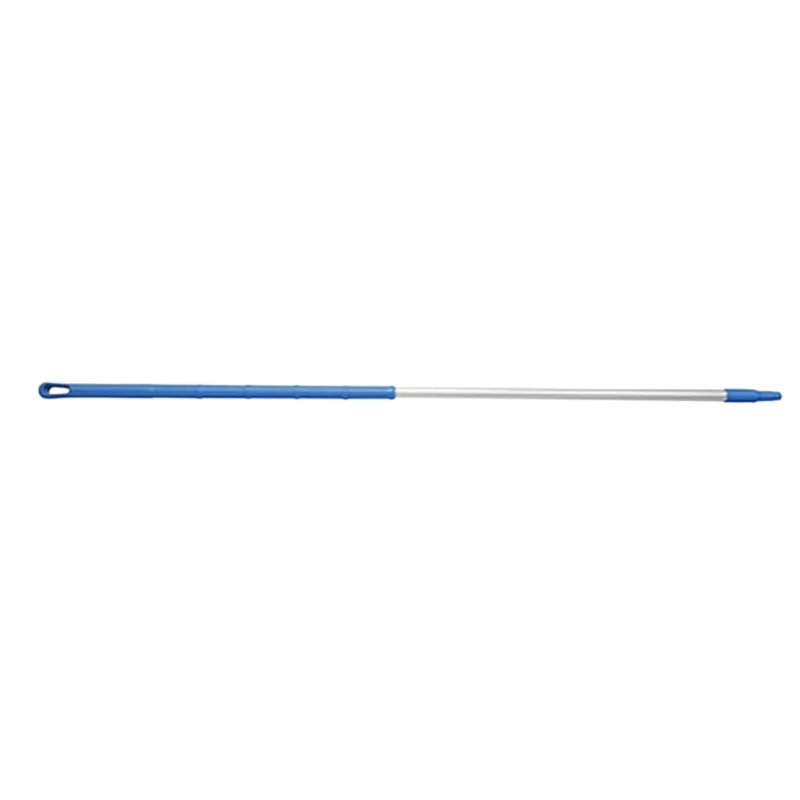 FBK - Manche ergonomique en aluminium HACCP - Bleu - Ø32mm x 1750mm